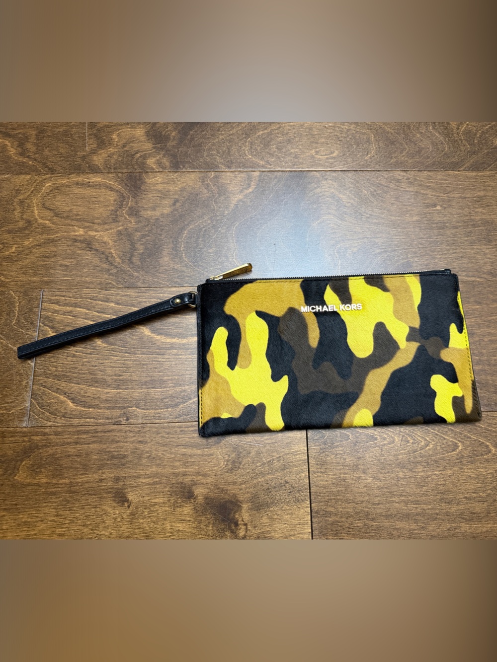 NWOT, Michael Kors Camo Wristlet Clutch